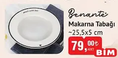 BENANTE MAKARNA TABAĞI